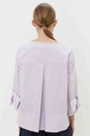 Blusa con fiocco su manica