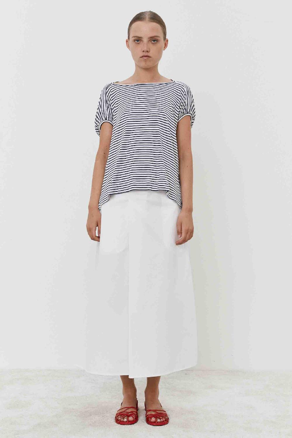 ★2025SS新作★GROVE★MELANIE LAYERED SKIRT Meilani Striped Tiered Maxi Skirt - Blue/combo | Fashion Nova