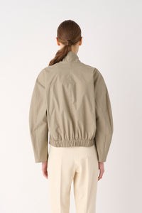 BLUSA MANICA LUNGA IN POPELINE STRETCH