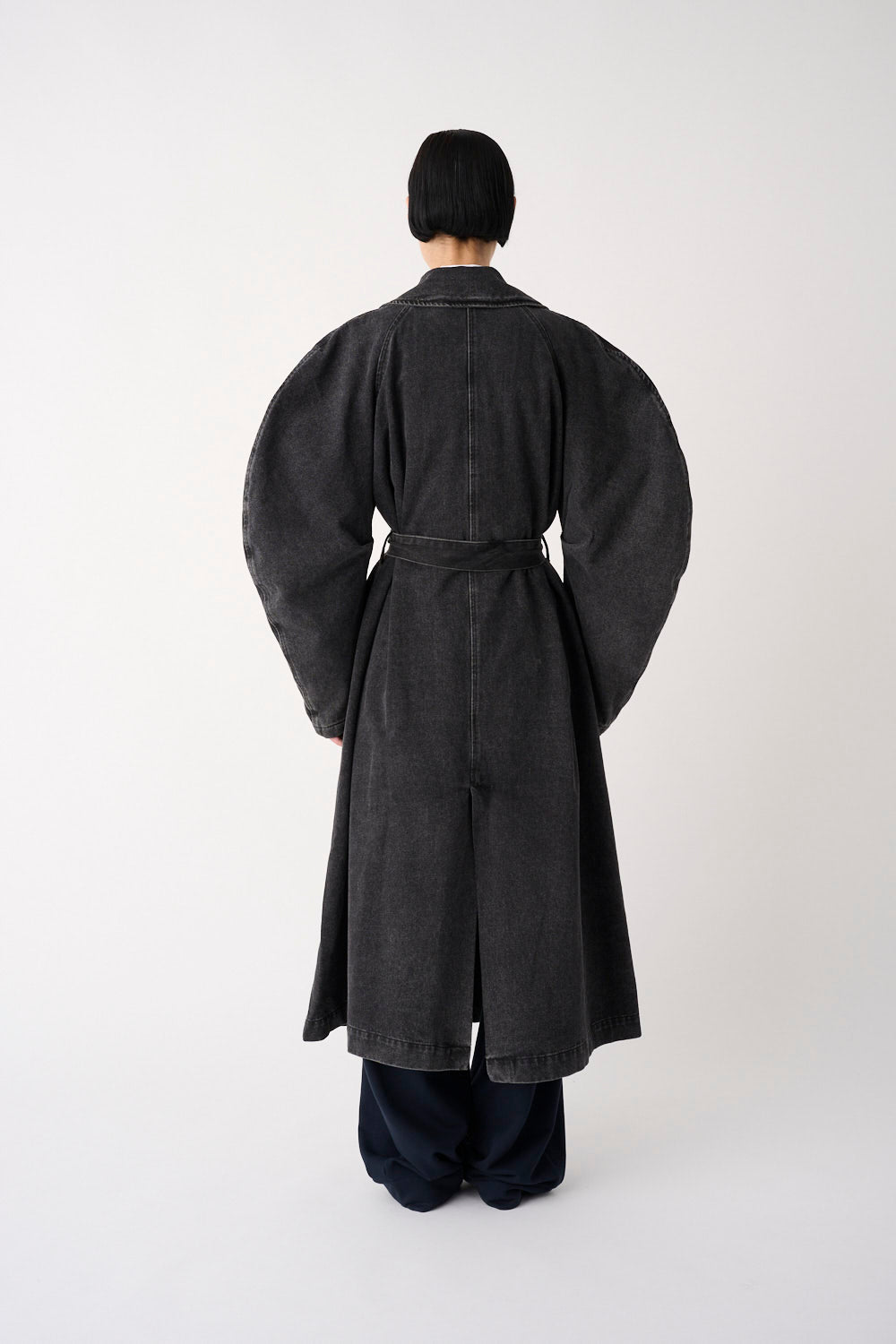 TRENCH IN DENIM CON CINTURA