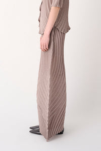 PANTALONE BARREL PLISSETTATO