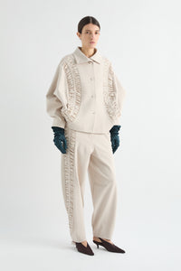 GIACCA IN PUNTO MILANO CON ARRICCIATURA