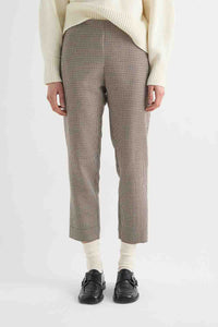 PANTALONE A SIGARETTA IN PIED POULE