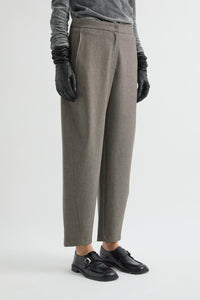 PANTALONE MELANGE IN MISTO LANA