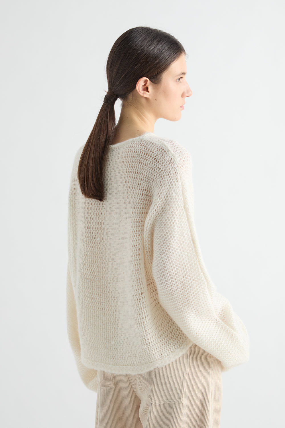 MAGLIA IN MISTO ALPACA